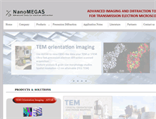 Tablet Screenshot of nanomegas.com